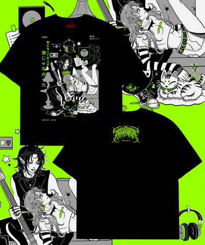 GREEN YURI” OVERSIZED TEE – Sarah Thursday