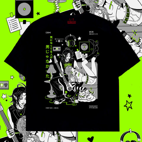 GREEN YURI” OVERSIZED TEE – Sarah Thursday