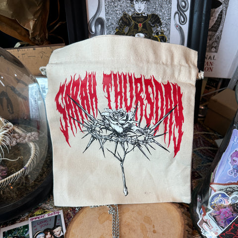 THORNS Raw Canvas Pouch
