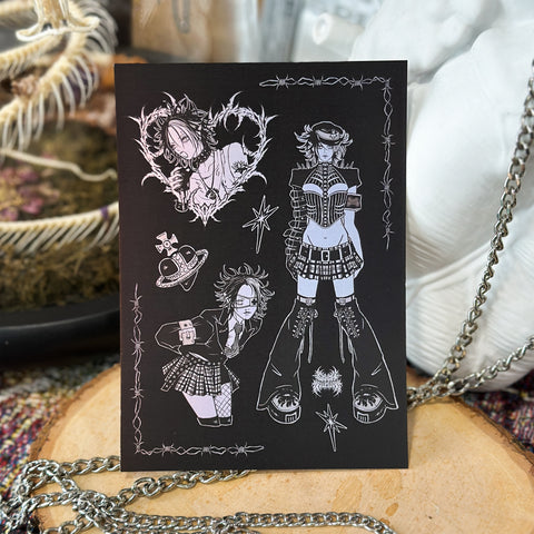 "NANA" Holographic A6 Print