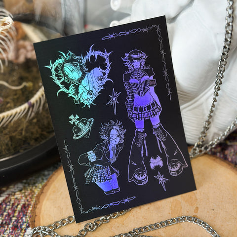 "NANA" Holographic A6 Print