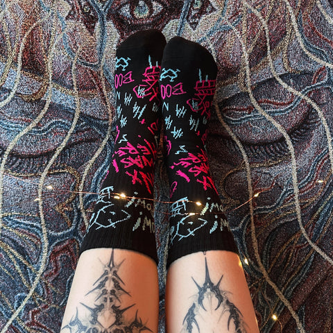 "JINX" SOCKS