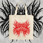 "LOGO" Raw Tote